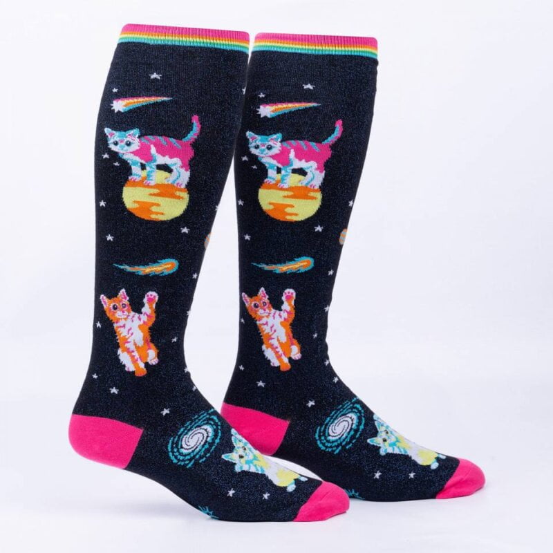 S0156 SpaceCats StretchItSocks