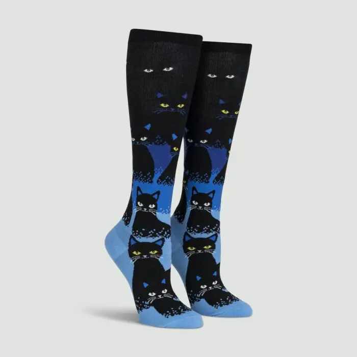 F0643 CatsintheDark KneeHighSocks Legform - SOHO Ideje i darovi