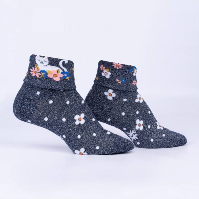 Q0018 NoKittenround TurnCuffCrewSocks Legform - SOHO Ideje i darovi