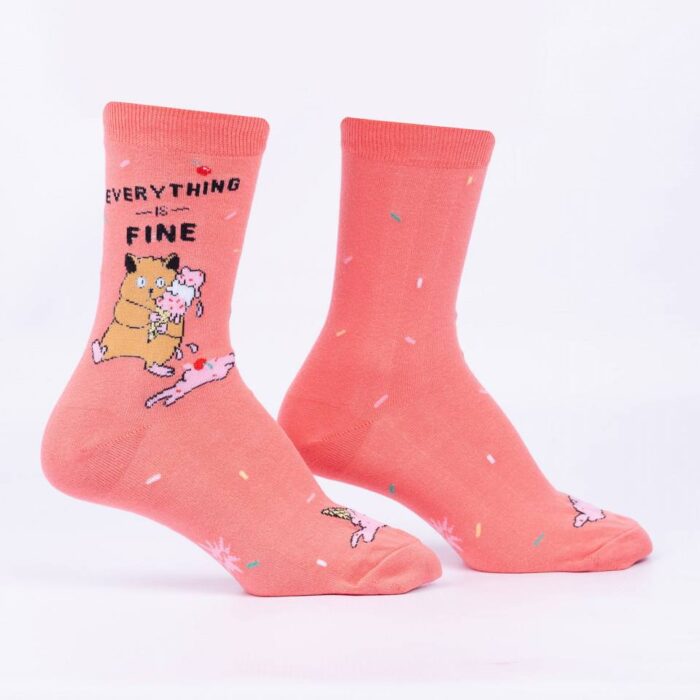 W0435 Womens Crew Everything Is Fine - SOHO Ideje i darovi