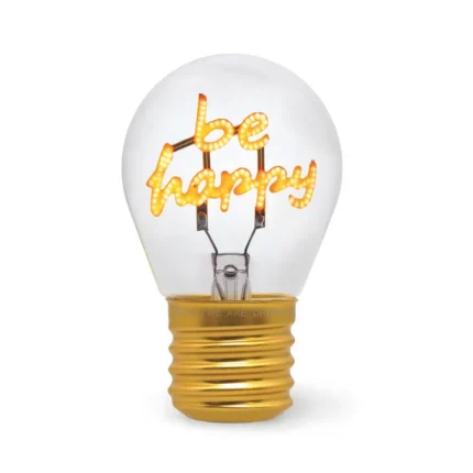 Lampica bulb Be Happy